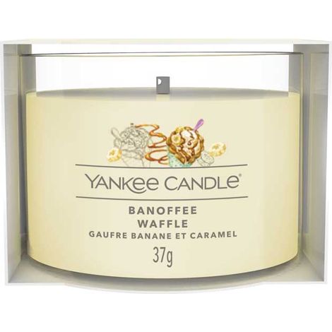 Bougie Yankee Candle mini gaufre banoffee 37 g