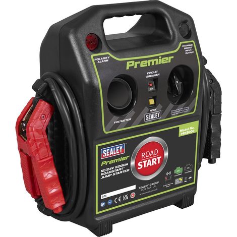 Sealey PRS5000 12/24V Premier RoadStart Jump Starter 5000A