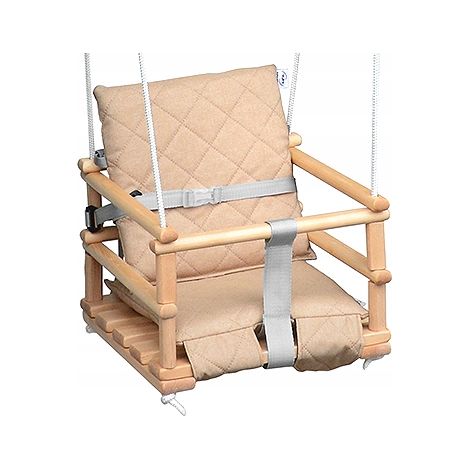 Columpio de madera para niños para jardín, banco 4 en 1 Pasy Solidna Polska (1/5)
