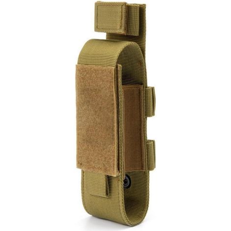 Taktische Tourniquet Tasche mit MOLLE-System und Klettverschluss Khaki