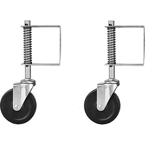 Paire de 2 galets de suspension pour portail - 100 mm (1/5)