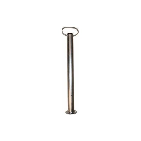 Maxter – Béquille de remorque 60 cm – Diamètre 48 mm – Construction en acier galvanisé – Stabilisation optimale pour remorques standards
