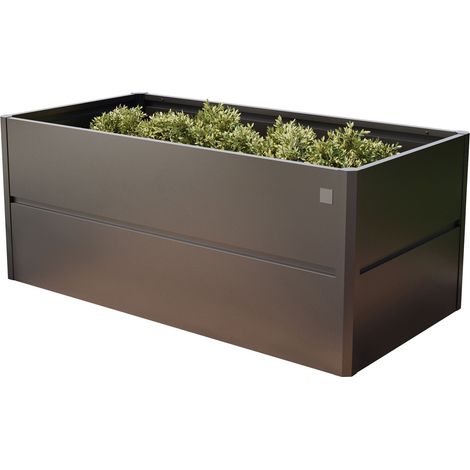 PRIMEYARD 200 x 100 x 77 cm Orto rialzato THEO, acciaio, antracite metallizzato (1/5)