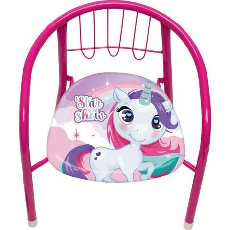 Chaise en métal - Licorne (1/3)