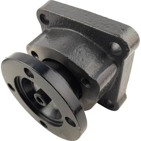 Adaptador de enchufe 4x3 con brida redonda para árbol de cardán de bomba hidráulica