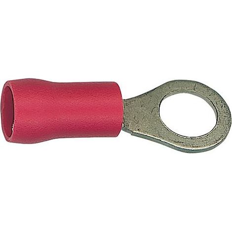 Cosse de cable en forme de bague isolee, 1,25 mm², 8,4 mm Couleur rouge, emballage : 100 pcs (1/2)