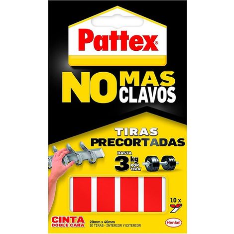 PATTEX 1403702 LOT DE 10 BANDES ADHÉSIVES DOUBLE FACE (1/2)