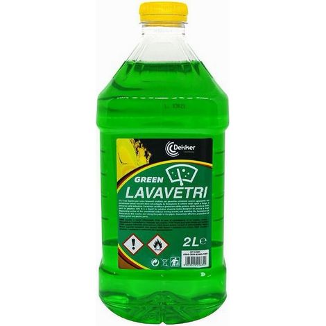 Trade Shop - LAVAVETRI GREEN 2LT DETERGENE PULIZIA VETRI TERGICRISTALLAL AUTO DEK-LAVGR -