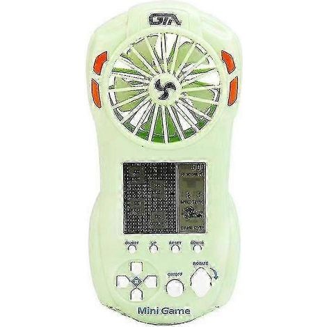 Ventilateur portable 2 en 1 pour console de jeu Tetris, mini ventilateur suspendu (1/4)