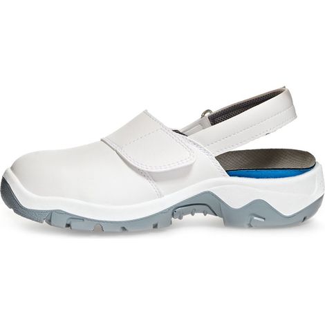 Abeba Berufsschuh Clog weiß/grau 2120, SB, EU-Schuhgröße: 39