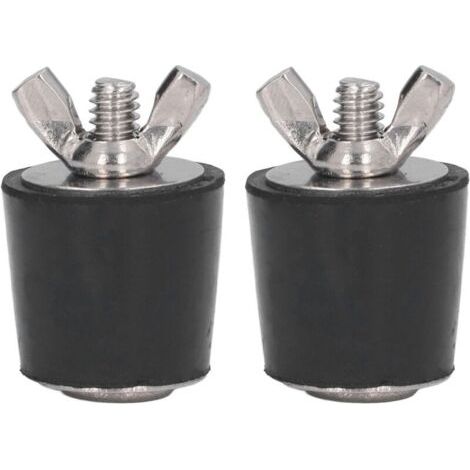 Rubber plug for 2 pieces, rubber plug for swimming pools, winterproof, conical plug, swimming pool accessories, 25 mm