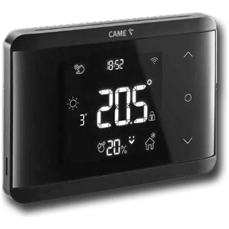 came chronothermostat à encastrer noir th/700 bk wifi 845aa-0110 (1/3)