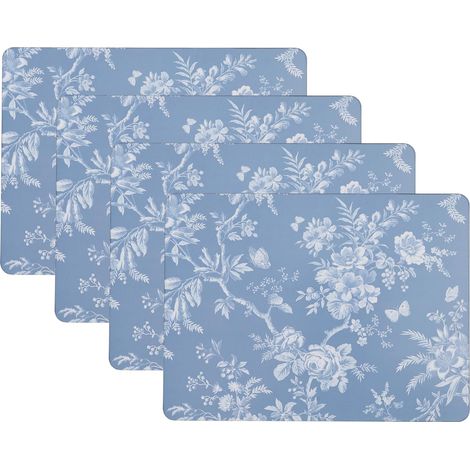 Lot de 4 Sets de Table en liège pour Tables de Cuisine et de Salle à Manger, résistants à la Chaleur, durables, faciles à Nettoyer, 40,6 x 30,5 cm, Jardin Clos (1/5)