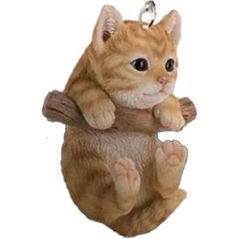 Porte-clés voiture créatif chat mignon, ornement rétroviseur intérieur auto, cadeau idéal pour amis et famille. (1/5)