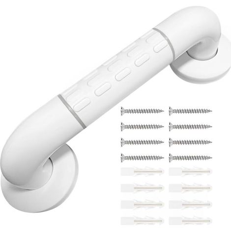 30 cm langer Haltegriff für die Toilette, rutschfester Edelstahl-Haltegriff für das Badezimmer mit Leuchtringen für ältere Menschen, Menschen mit Behinderungen und Schwangere (1/4)