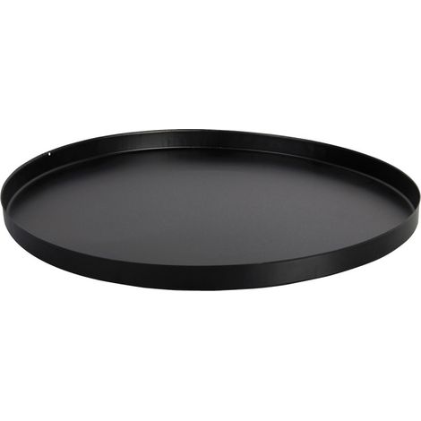 Esschert Design – Plaque de protection ronde pour brasero – Acier durable – Diamètre 50,3 cm – Protection efficace des sols – Entretien facile