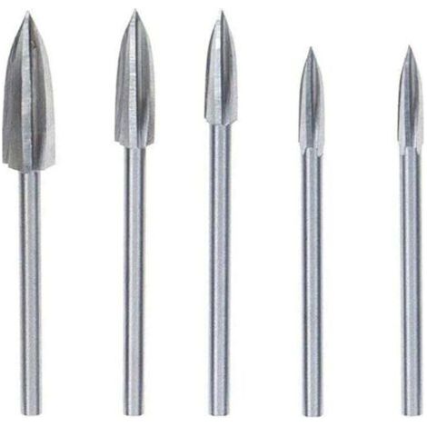 Utensili per intaglio del legno, frese rotative e per incisione del legno, fresa rotante a doppio taglio in carburo di tungsteno, fresa in acciaio per smerigliatura, utensile per intaglio