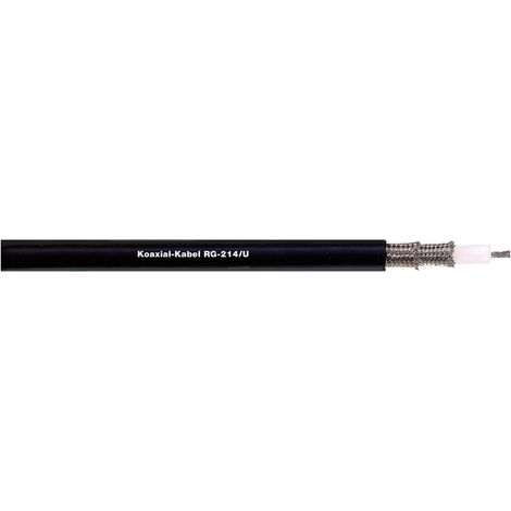 LAPP 2170001/100 Cavo coassiale Diam. est.: 2.67 mm RG174 A/U 50 Ω Nero 100 m