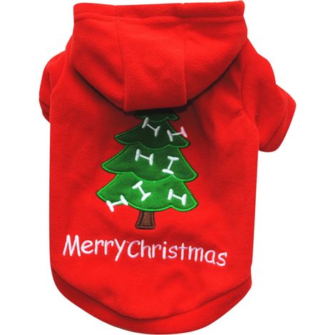 Pull Chien - Pull Noël Pour Chien - Tricot Doux En Polaire - Tailles S À M - Pour Chiots Et Chiens Moyens - 1 Pièce (1/5)