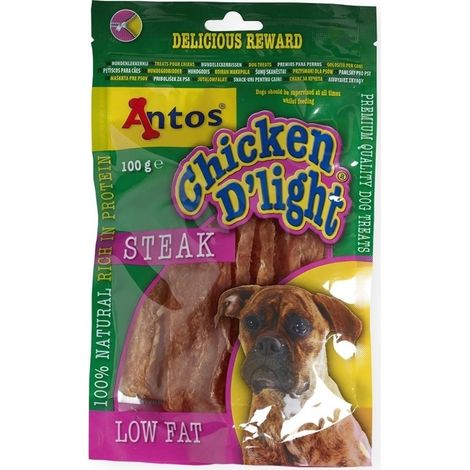 Snack para Perros Chicken D'Light Steak - 100g  Oferta exclusiva (1/5)