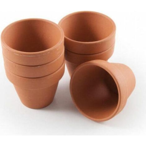 Lot 30 pots en terre cuite Ø5,5cm