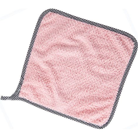 Serviette suspendue en polaire corail, chiffon de nettoyage absorbant et multifonctionnel pour la cuisine (1/5)