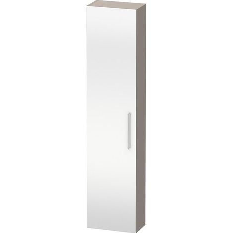 Armadio alto Duravit Vero, 1125, cerniera dell'anta sinistra, 400 mm, Colore (anteriore/corpo): Basalto opaco decoro opaco - VE1125L4343
