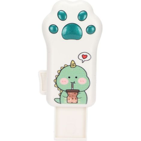 Clé USB 2.0 en Forme de Patte de Chat avec Motif Dinosaure Vert 16 Go pour Stockage et Transfert de Données (1/5)