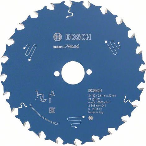 Expert for Wood lama circolare Ø30mm - 190 x 30 x 2,6 mm, 24 - 2 608 644 047