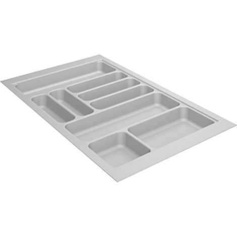 HETTICH Orga Tray 440 Besteckeinsatz, Tiefe 440-520mm, Nennbreite 500mm, silber