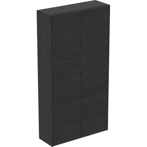Porte avant de lavabo pour meuble haut à droite, 1400x347mm, chêne brûlé