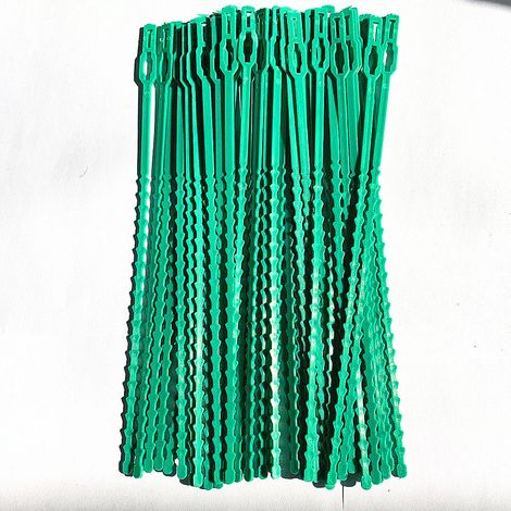 Sollbry Cravate torsadée pour plantes, 100 pièces d'attache de jardin, attaches torsadées de jardin de 22 cm pour aider les plantes à cultiver des vignes grimpantes (1/3)