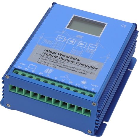 Ej.Life Wind-Solar-Hybrid-Controller, Solar-Energy-Controller MPPT-Boost-Laden Smart Multifunctional für Beleuchtungsgeräte (GPI-8060) A (1/4)