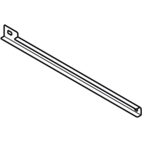 Paire de glissières GN 2/1 (630/ 580 mm) en inox pour réfrigérateurs 1400 litres, 580 mm - VIRTUS