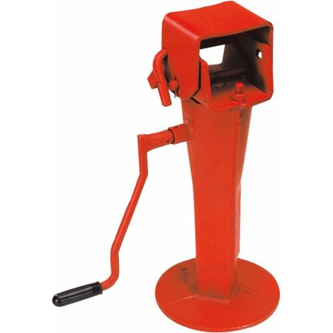 Lem Select – Béquille cric court 6t – Capacité de levage 6000 kg – Course 170 mm – Traitement antirouille et engrenages en acier trempé (1/3)