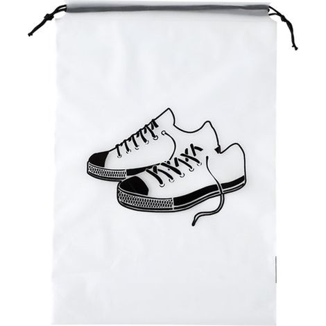 12 Sacs Chaussures Voyage Transparents Cordon Serrage (1/5)