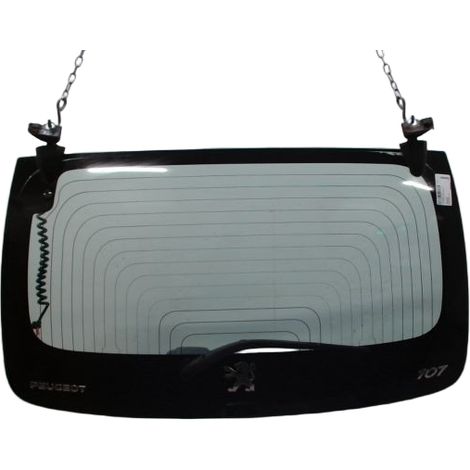 [PRODUIT D'OCCASION] Glace Lunette Arriere PEUGEOT 107 Phase 2 2009-2012 ♻️ Ref Oe. 1607989380 - Garantie à vie (1/3)