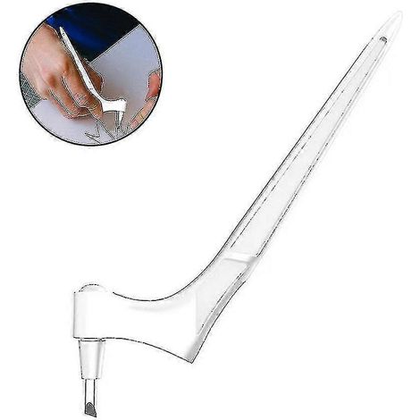 Outils de découpe pour loisirs créatifs compatibles avec les travaux manuels en papier, avec règle triangulaire à 360 degrés. (1/4)