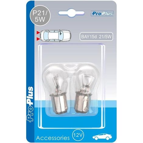 Lampadina per auto 12V 215W BAY15d 2 pezzi in blister