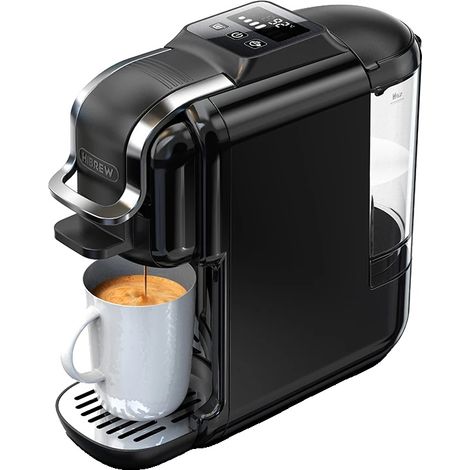Cafetera compacta, compatible con cápsulas versátiles, H2C Black, UE (1/2)