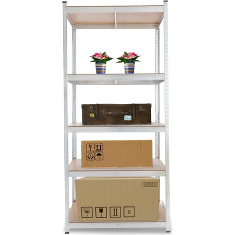 AREBOS Scaffalature Pesanti Scaffalature da Officina Scaffali da Ufficio MDF (1/5)