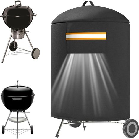 Kugelgrill Abdeckung 420D Oxford, wasserdicht, UV-beständig, für Weber 57cm Holzkohlegrill (1/5)