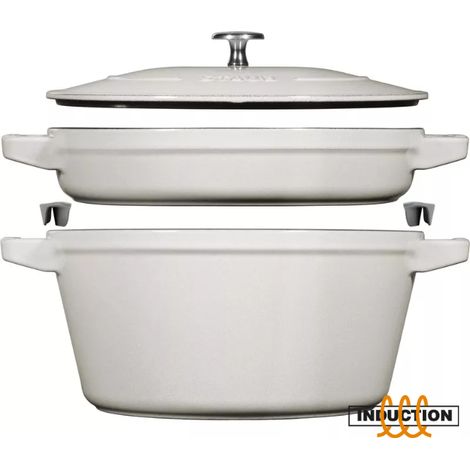 Staub La Cocotte Alrededor hierro fundido Cazuela para hornear (1/5)