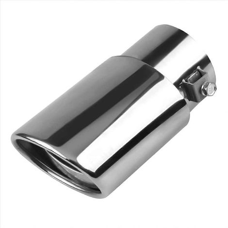 Embout d'échappement en acier inoxydable pour voiture, modification universelle du tuyau d'échappement (2,1 po à 1,5 po) (1/5)