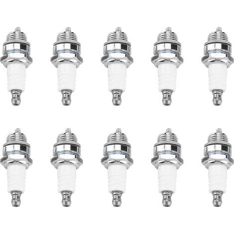 Brush cutter spark plugs, 10pcs spark plugs, ABS accessories for many types of brush cutters (1/5)