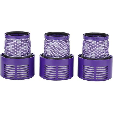 Set mit 3 Ersatzfiltern für V10 Staubsauger, kompatibles Zubehör, Ersatzteile, Wartungsset mit Schaumstoff und Filz, hohe Effizienz, geeignet für die Haushaltsreinigung. (1/5)