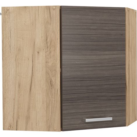 Mobile angolare da cucina R-Line, Grigio nobile, 57 cm, Vicco