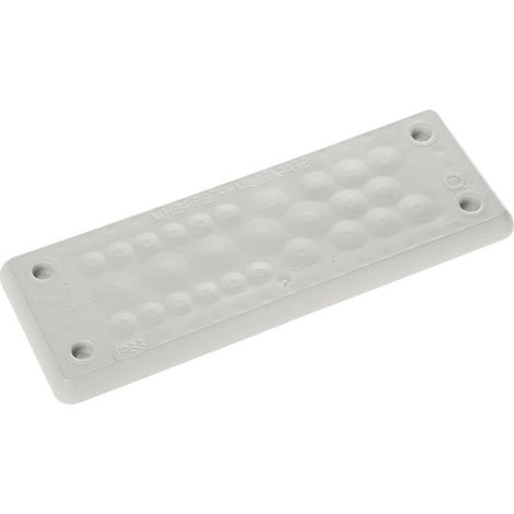 Trelleborg MH-24 F27-1 LIGHT GREY UL94 V-0 IP65 TPE Screw Plaque traversante TPE gris 1 pc(s) (1/2)