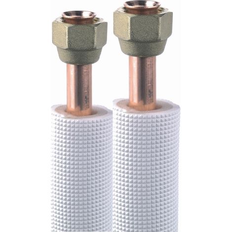 Liaison flare PE blanc 1/4-3/8 3m