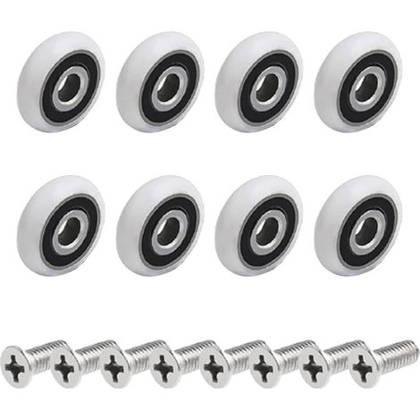 8 galets de porte de douche de (25mmM5screw) (1/5)